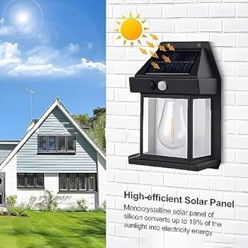 Solar wall lamp Motion Sensor Outdoor Solar