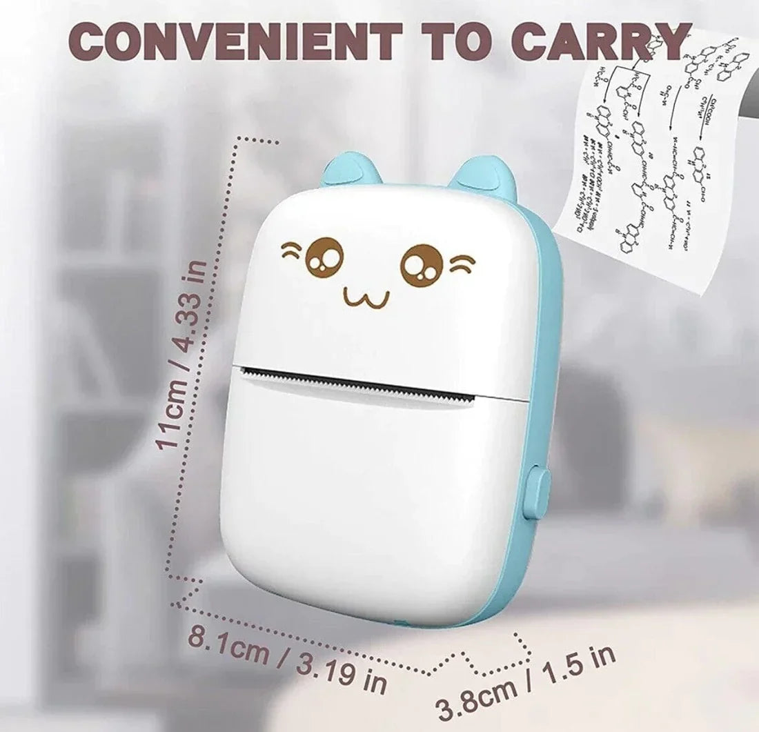 Portable Mini Bluetooth WiFi Printer
