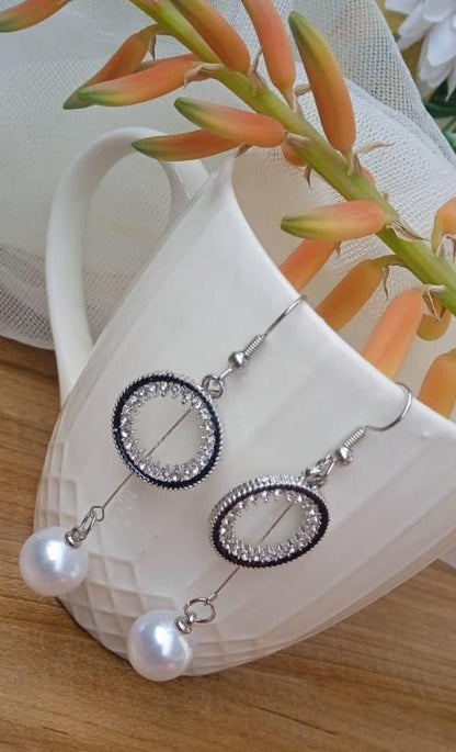 1 pair beautiful dangling earrings