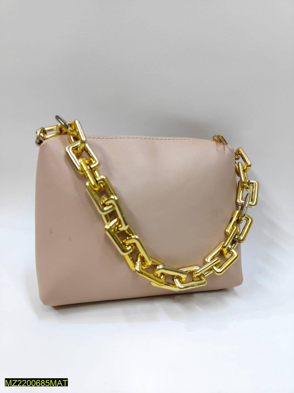 Women thick chain makeup pouch