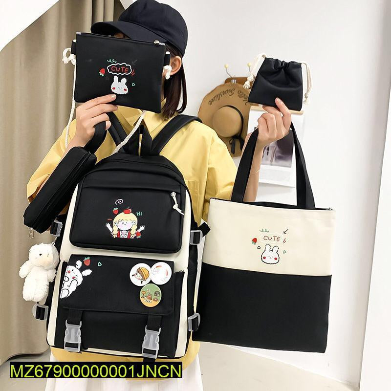 4 PCs backpack set