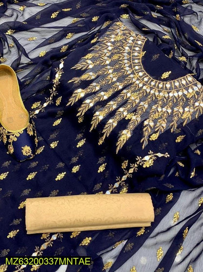 3 PCs suite with matching  khussa