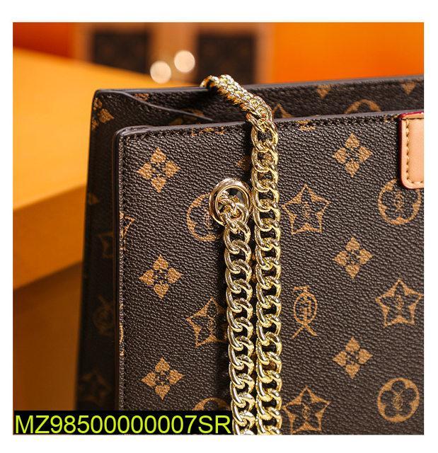 Modern LV pattern women's chain handle Shoulder bag