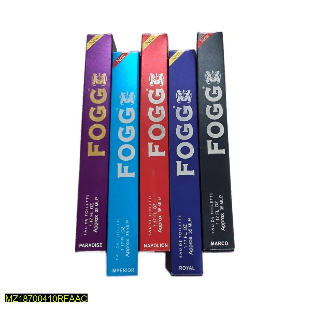 Long lasting men's pocket perfume pack of 5