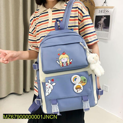 4 PCs backpack set