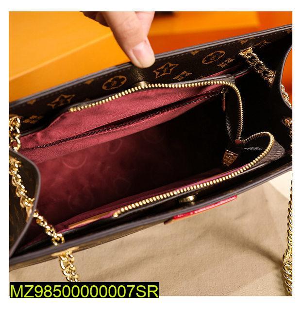 Modern LV pattern women's chain handle Shoulder bag