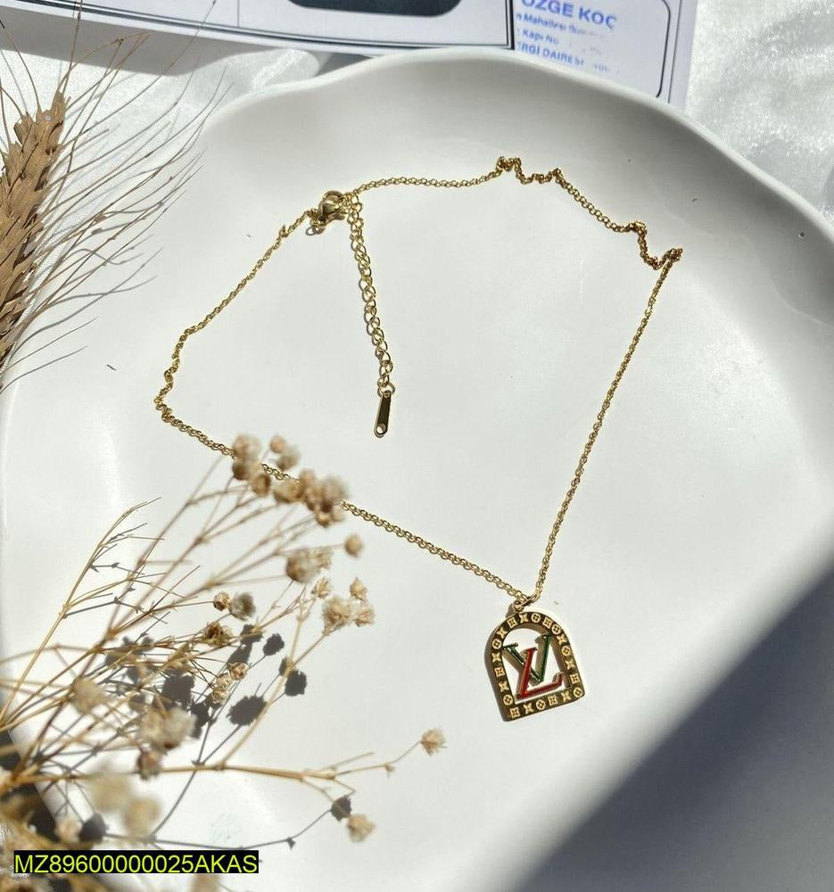 Modern beautiful gold plated pendant