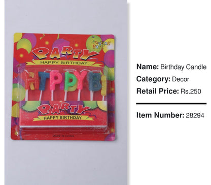 Birthday Candles