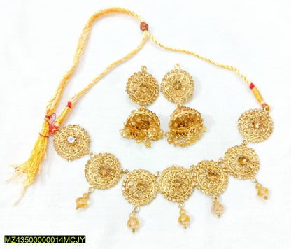 Artificial stones fancy choker set