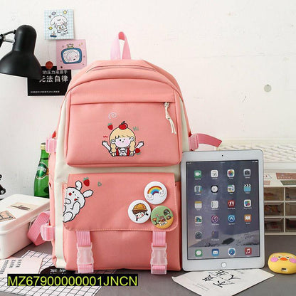 4 PCs backpack set