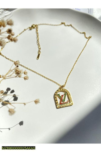 Modern beautiful gold plated pendant