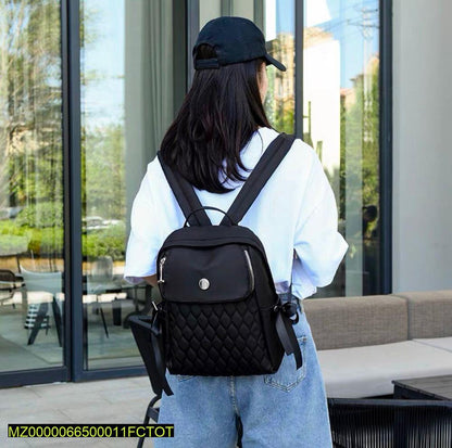 Flap style casual backpack