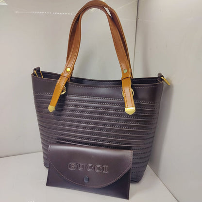 2 pcs prime quality ladies shoulder bag set