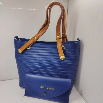 2 pcs prime quality ladies shoulder bag set
