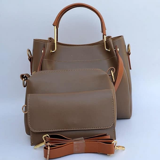 women premium quality three pcs handbags set