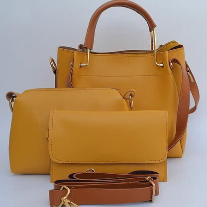 women premium quality three pcs handbags set