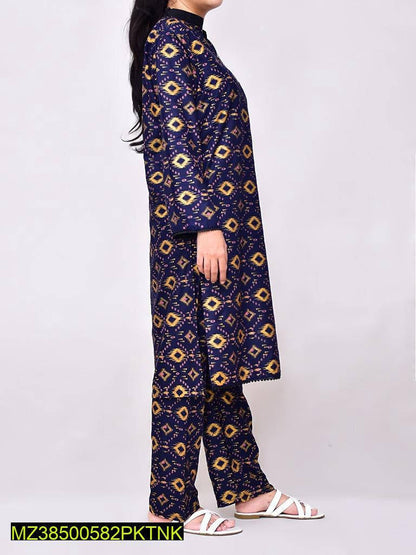 Two PCs women stitched linen suit