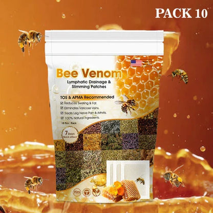 Bee Venom Detox Patches (1 pack Contains 10 pieces) Buy 1 Get 1 Free