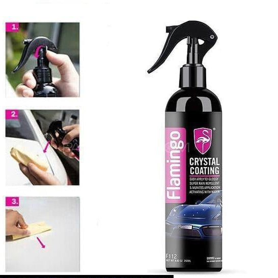 1 Pc Gloss Shine Liquid Car Polish Spray, 250m