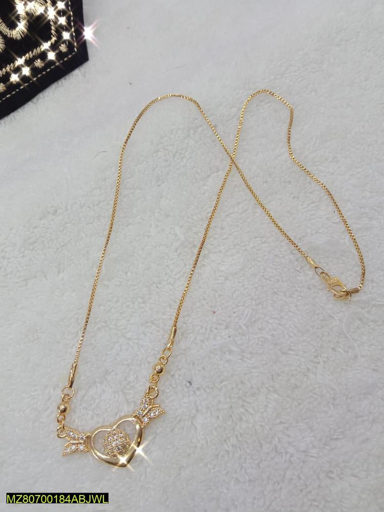 Stylish zircon stones pendant
