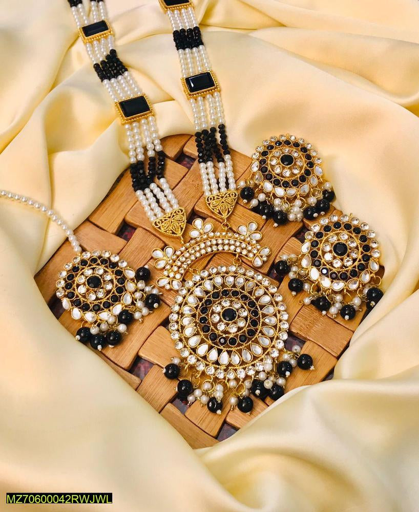 Multi stones Kundan mala set