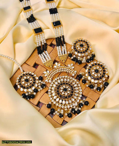 Multi stones Kundan mala set