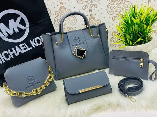 4 PCs women premium quality bags set