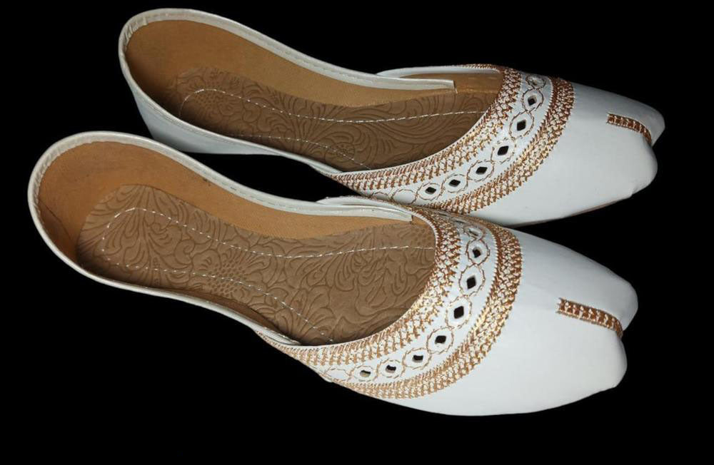 Women's Embroidered Rexine Khussa | Stylish and Comfortable Footwear | T4Trendz