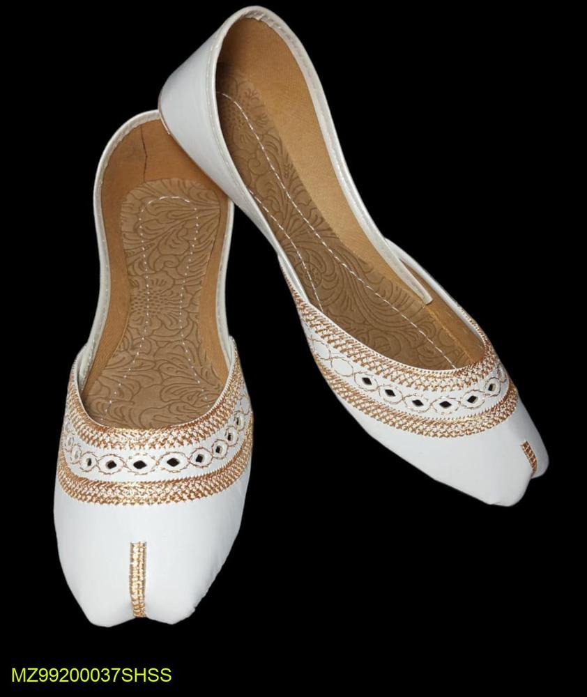 Women's Embroidered Rexine Khussa | Stylish and Comfortable Footwear | T4Trendz