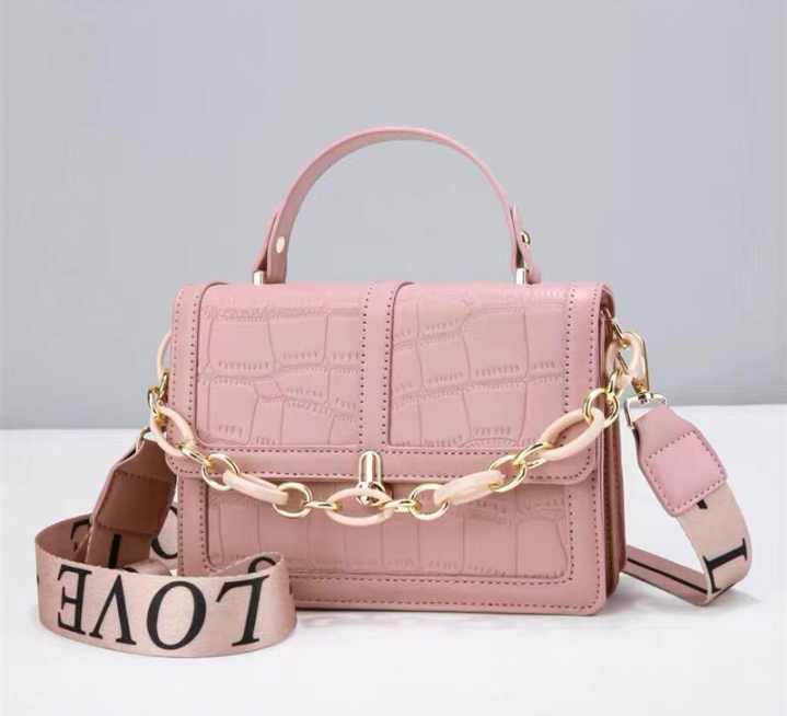 Nylon Plain Hand Bag in Assorted Color