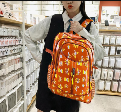 Unisex Rexine Casual Backpack school bag