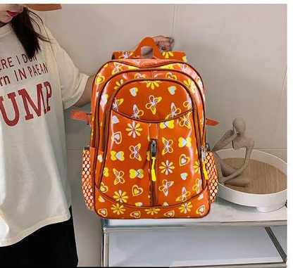 Unisex Rexine Casual Backpack school bag