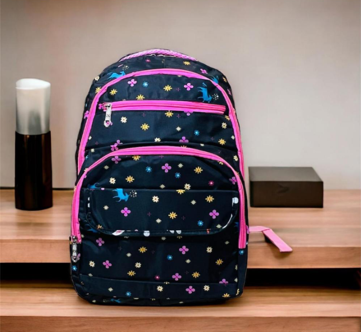 Girl's Nylon Casual Backpack
 School bag