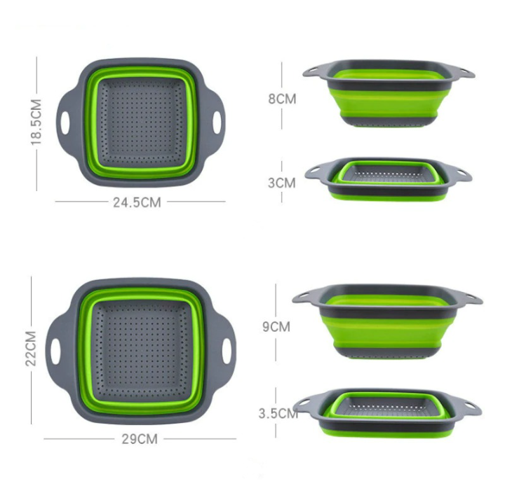 Foldable Fruit Vegetable Washing Basket