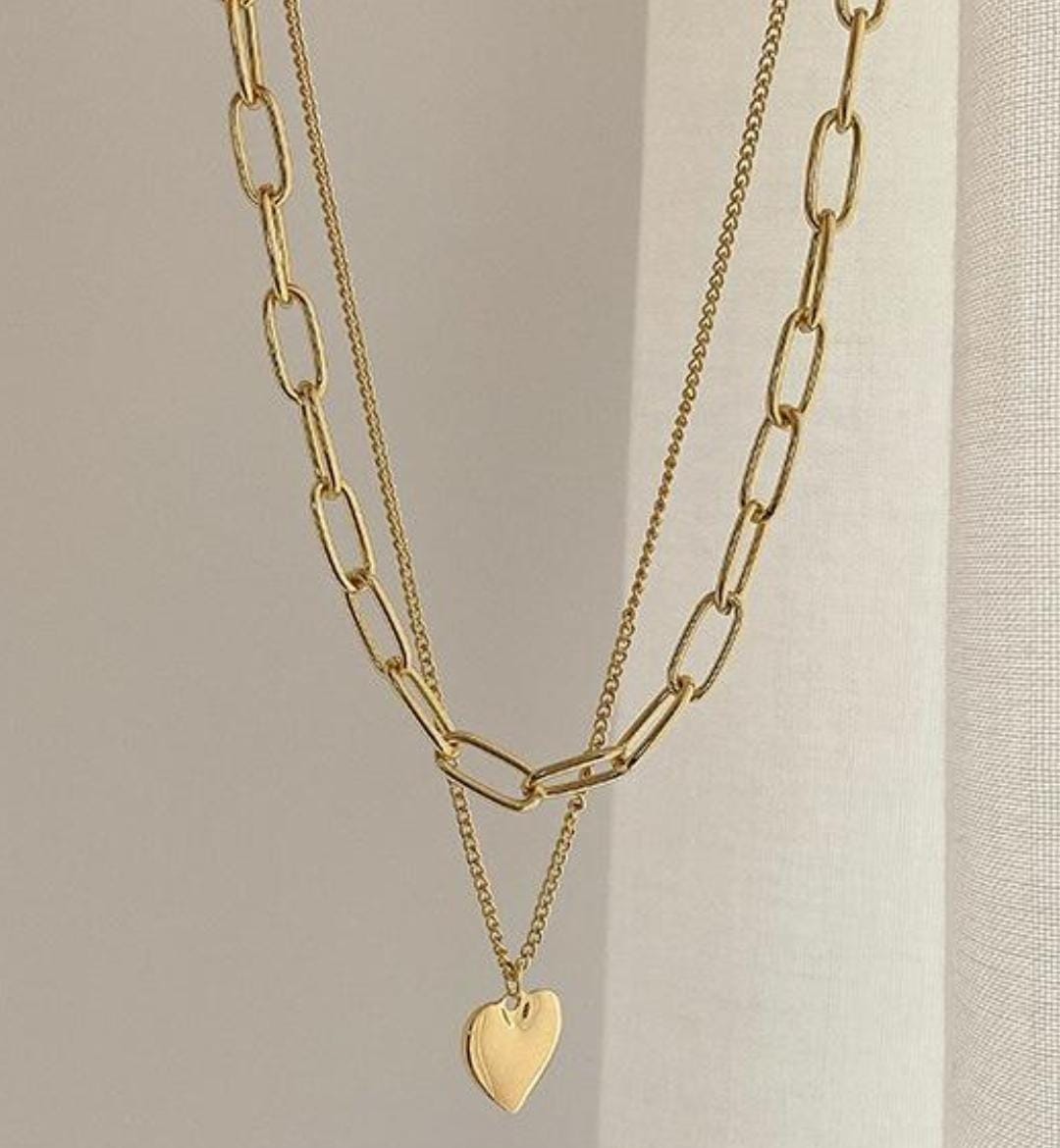 2-Layered Beautiful Heat Pendant Necklace - Stylish & Trendy Jewelry | T4Trendz