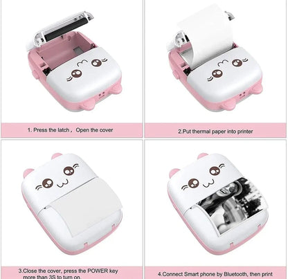 Portable Mini Bluetooth WiFi Printer