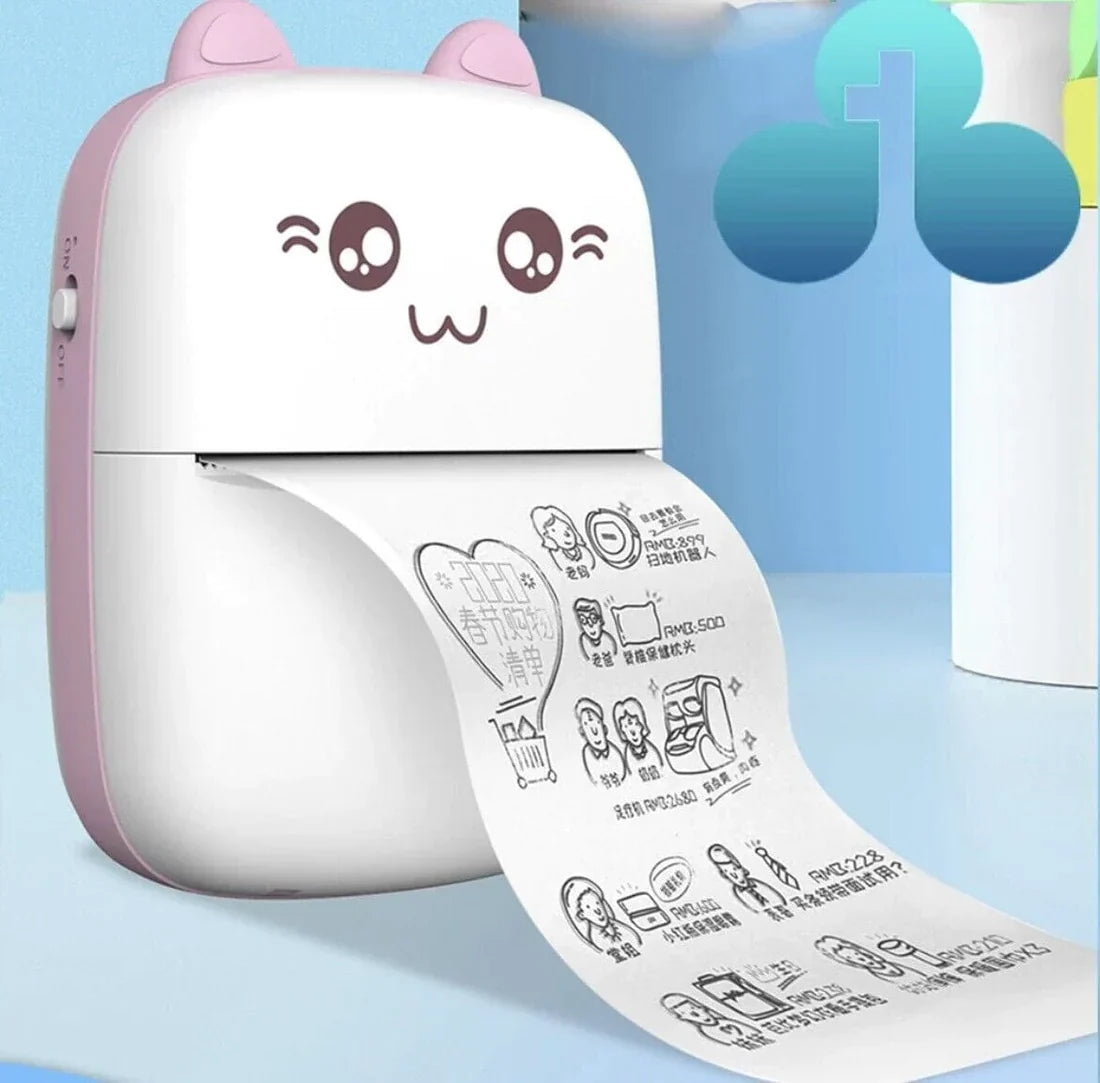 Portable Mini Bluetooth WiFi Printer