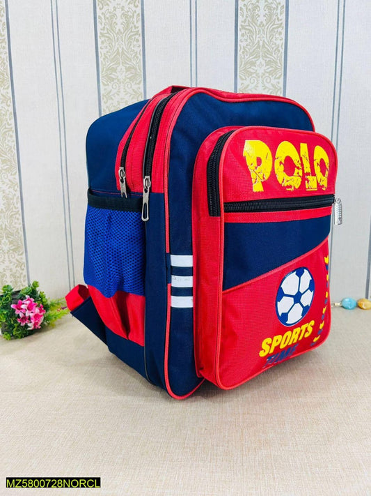 Soccer style school bag for kids