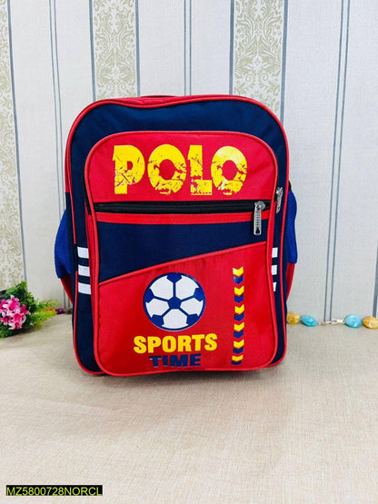 Soccer style school bag for kids