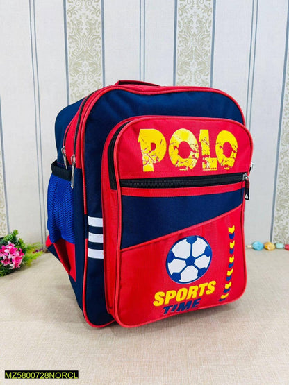 Soccer style school bag for kids