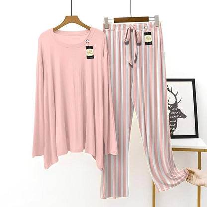 women 2 pcs night wear with lining trouser