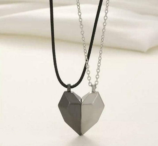 Two souls one heart couple pendant