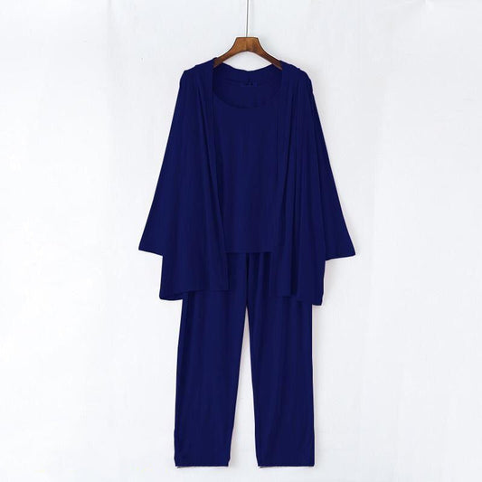 Women's 3 piece stitched cotton jersey sleep wear