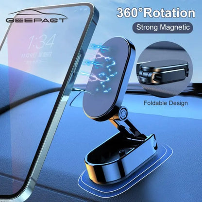 Mini magnetic 360 car mobile holder