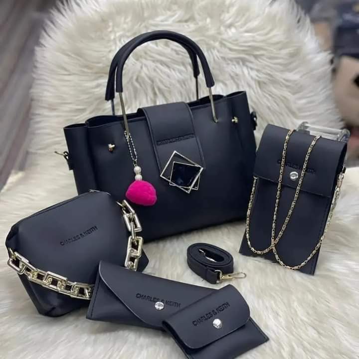 Versatile 5-Piece Handbag Set - Complete Your Look