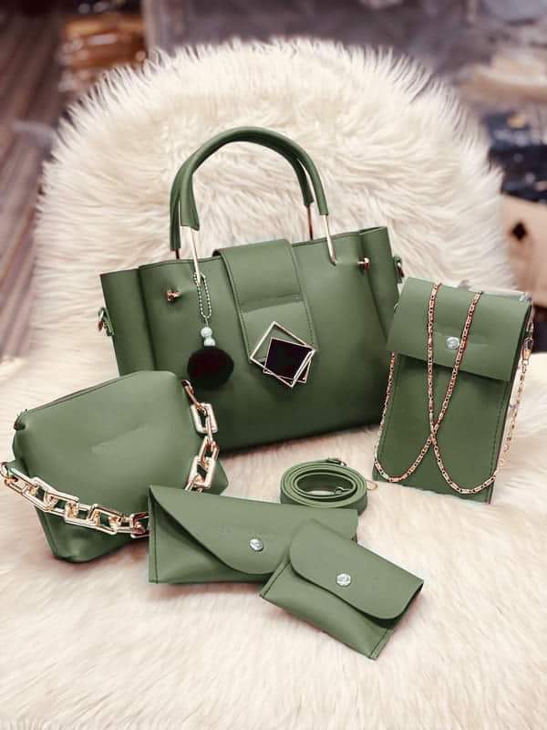Versatile 5-Piece Handbag Set - Complete Your Look