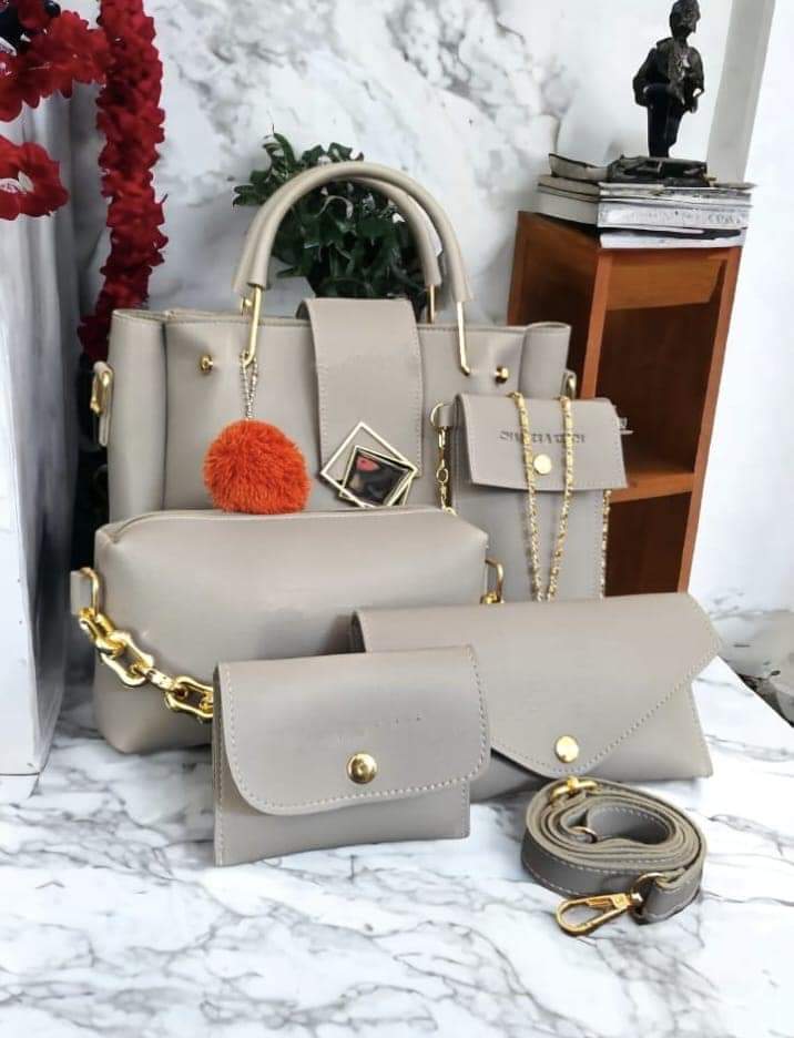 Versatile 5-Piece Handbag Set - Complete Your Look