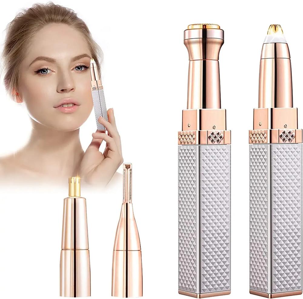 2 in 1  eyebrow and facial hair remover trimmer