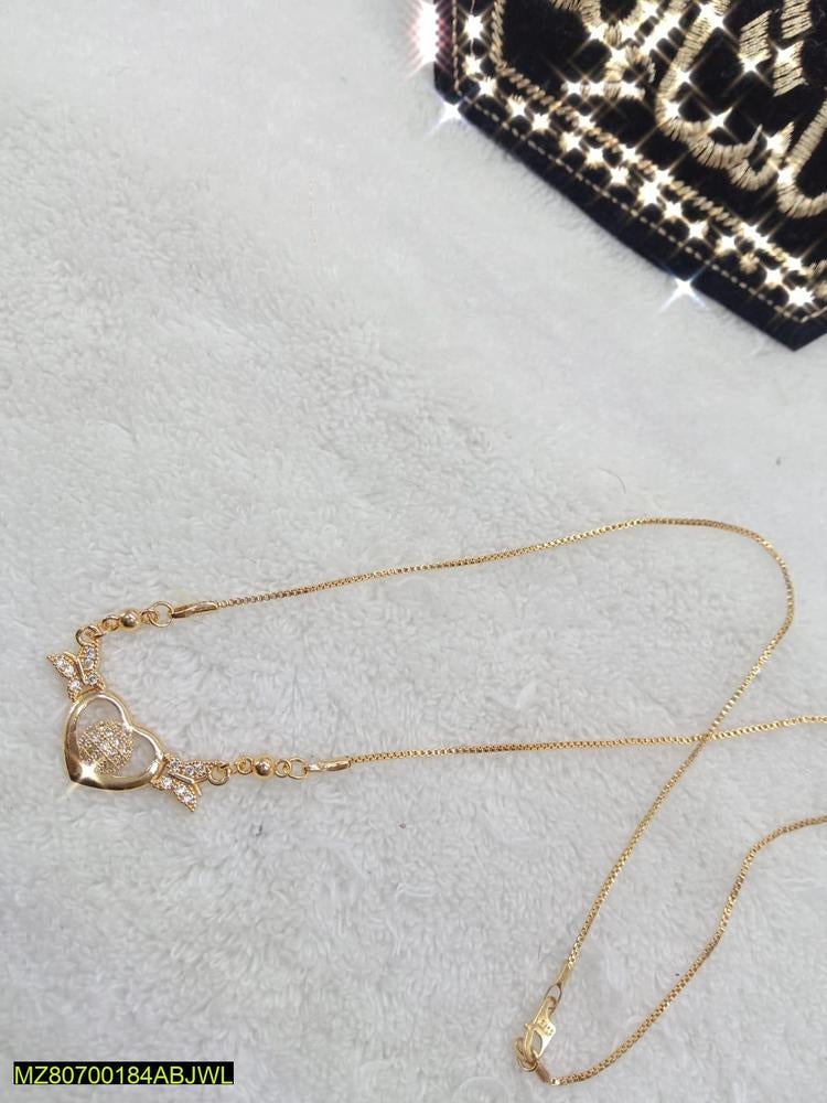 Stylish zircon stones pendant