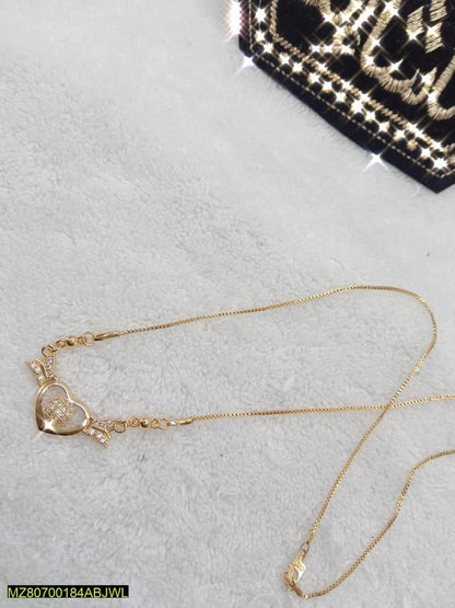 Stylish zircon stones pendant